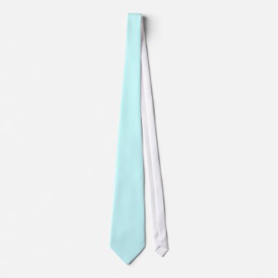Personalise Light Teal Wedding Tie Necktie by dizzypixels