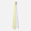 Personalise Light Yellow Wedding Tie Necktie