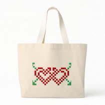 Personalise Pretty Hearts Tote Bag