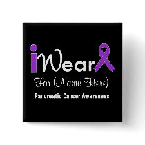 Personalise Purple Ribbon Pancreatic Cancer