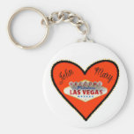 Personalise Valentine's Day keychain