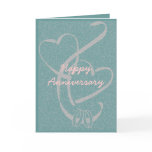 Personalise Wedding Anniversary Card