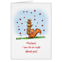 Personalise with name - Cute Valentine's Day Card