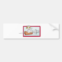 Personalise with name - The Super Nurse Bumper Stickers