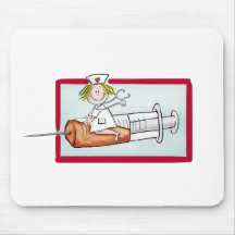 Personalise with name - The Super Nurse Mousepads