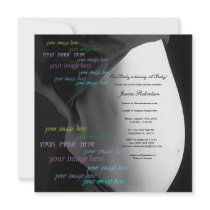 Personalise your Baby Bump, Custom Tummy Writting
