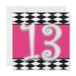 Personalised 13th Birthday Invitation
