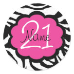 Personalised 21st Birthday Sticker