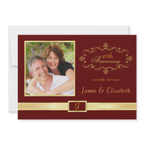 Personalised 40th Anniversary Party Invitations