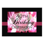 Personalised 40th Birthday Party Invitations