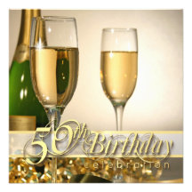 Personalised 50th Birthday Party Invitations