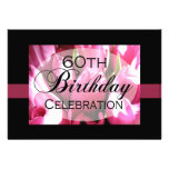 Personalised 60th Birthday Party Invitations