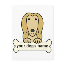 Personalised Afghan Hound