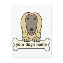 Personalised Afghan Hound