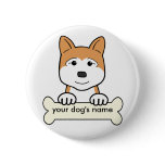 Personalised Akita buttons