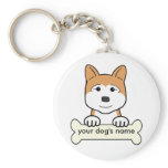 Personalised Akita keychains