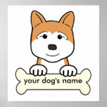 Personalised Akita posters