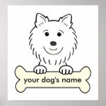 Personalised American Eskimo Dog posters