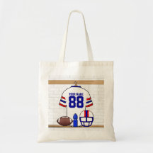 Personalised American Football Grid Iron WRB Bags