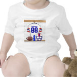 Personalised American Football Grid Iron WRB Bodysuits
