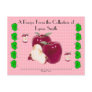 Personalised Apple Design Recipe Card