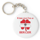 Personalised Austrian Kiss Me I'm Berger keychains