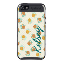 Personalised Autumn Floral Print SkinIt Cargo Case