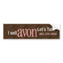 Personalised Avon Bumper Sticker bumper stickers