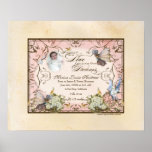 Personalised Baby Girl - Enchanted Faerie Princess Print
