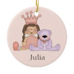 Personalised Baby Girl Ornament