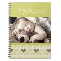 Personalised Baby Journal notebooks