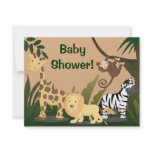 Personalised Baby Shower Invites, Jungle Animals invitations