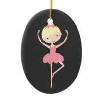 Personalised Ballerina Christmas Ornament