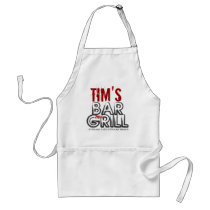 Personalised Bar and Grill Apron