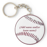 Personalised Baseball Keychain