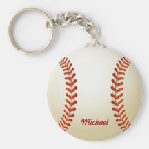 Personalised Baseball Keychain