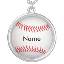 Personalised Baseball Necklace