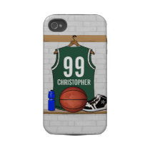 Personalised Basketball Jersey (green)