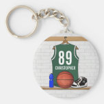 Personalised Basketball Jersey Keychains