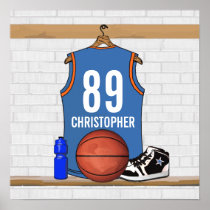Personalised Basketball Jersey (LBO) Print