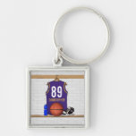 Personalised  Basketball Jersey (PG) Key Chain