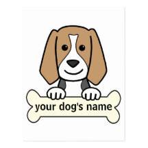 Personalised Beagle Post Cards