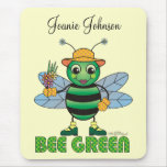 Personalised "Bee Green" Mouse Pad mousepads