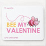 Personalised Bee My Valentine Mousepad