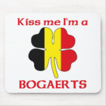 Personalised Belgian Kiss Me I'm Bogaerts mousepads