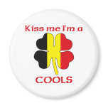 Personalised Belgian Kiss Me I'm Cools magnets