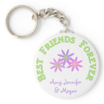 Personalised Best Friends Forever Keychain