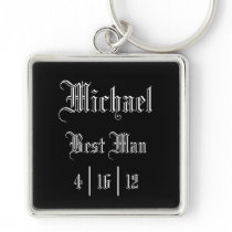 Personalised Best Man Keychain