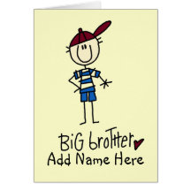 Personalised Big Brother Tshirts and Gifts Cards