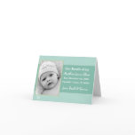 Personalised Birth Announcement Card